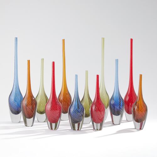 Flecked Spire Bottle-Amber