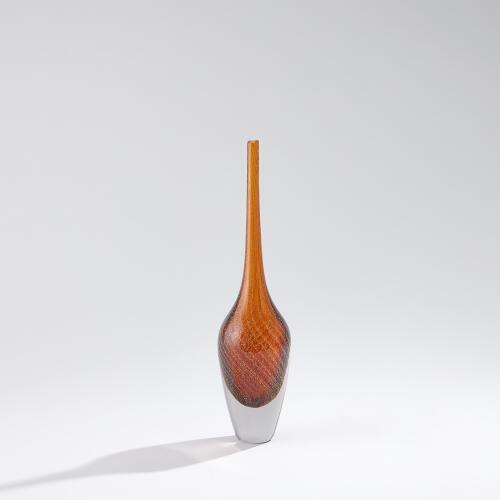 Flecked Spire Bottle-Amber