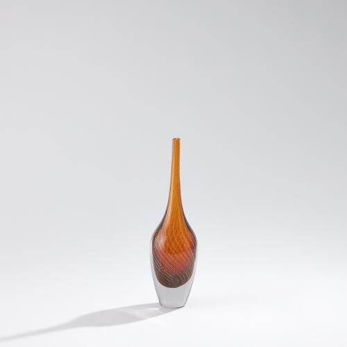 Flecked Spire Bottle-Amber