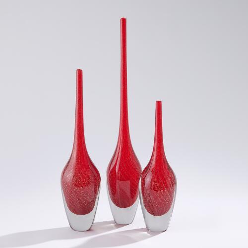 Flecked Spire Bottle-Red
