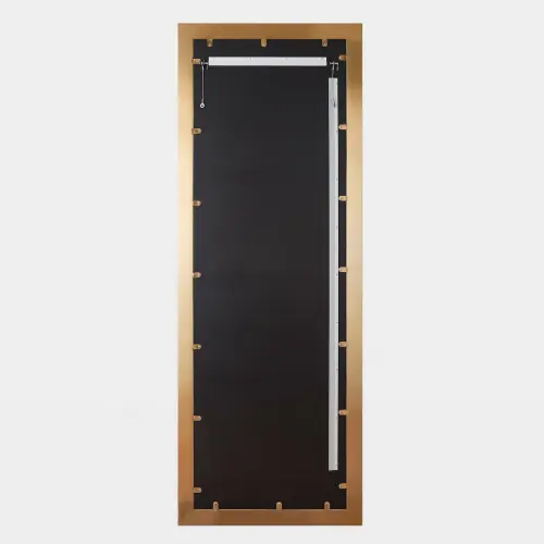 Bennett Floor Mirror-Brass