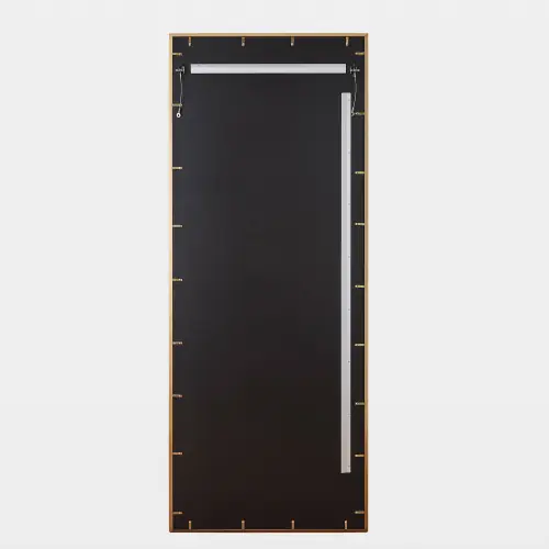Reeves Floor Mirror-Brass