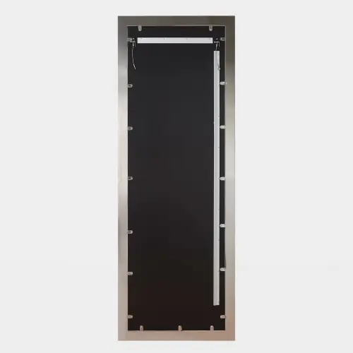Bennett Floor Mirror-Nickel