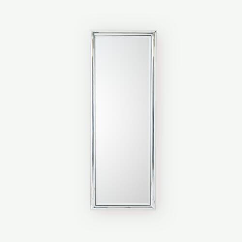 bennett floor mirror-nickel