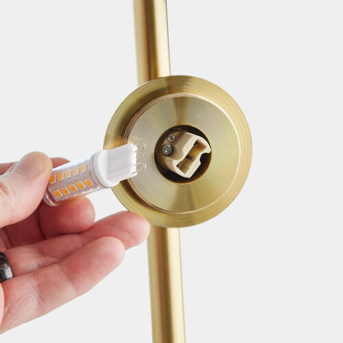 Stellar Table Lamp-Smoke/Brass