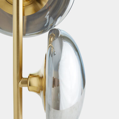 Stellar Table Lamp-Smoke/Brass