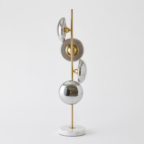 Stellar Table Lamp-Smoke/Brass