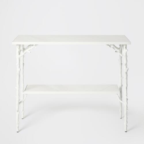 coral console-white