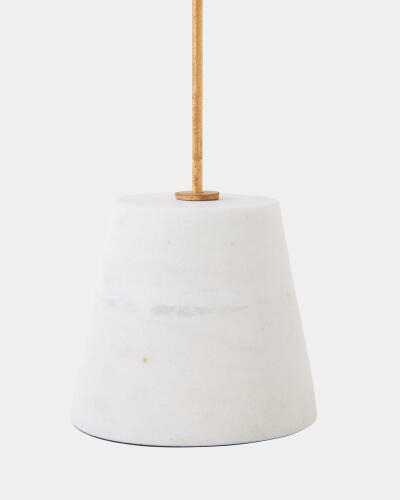 Shells on Marble Miter Gold Leaf-Sm