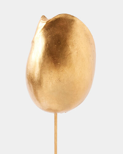 Shells on Marble Miter Gold Leaf-Med