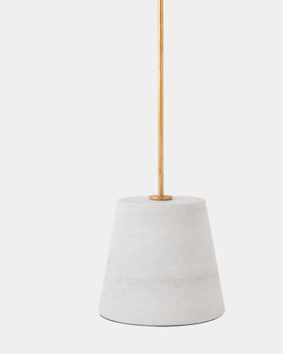 Shells on Marble Miter Gold Leaf-Lg