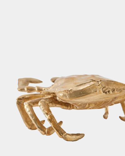Crab Sculpture-Brass