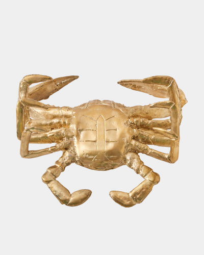 Crab Sculpture-Brass