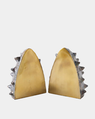 Biomorphic Bookends-Bronze/Brass