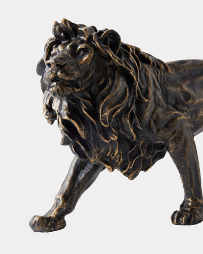 Prowling Lion Sculpture-Bronze