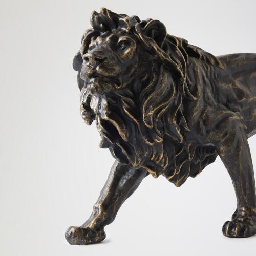 Prowling Lion Sculpture-Bronze