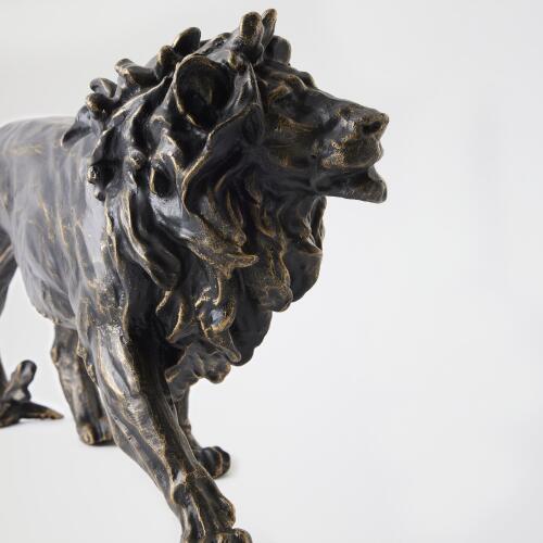 Prowling Lion Sculpture-Bronze