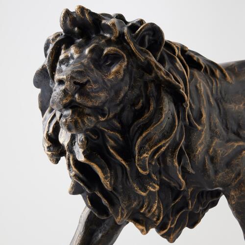Prowling Lion Sculpture-Bronze