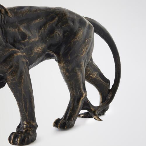Prowling Lion Sculpture-Bronze