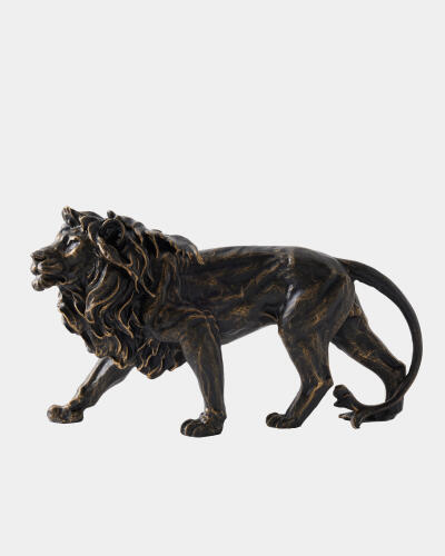 Prowling Lion Sculpture-Bronze