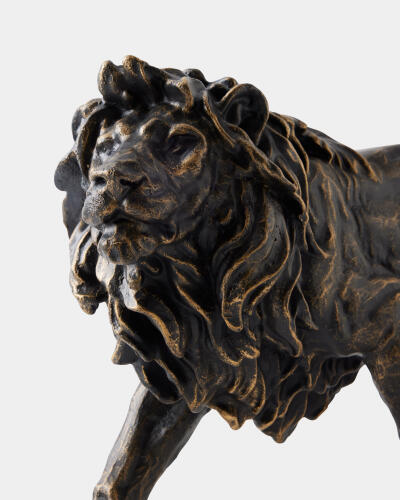 Prowling Lion Sculpture-Bronze