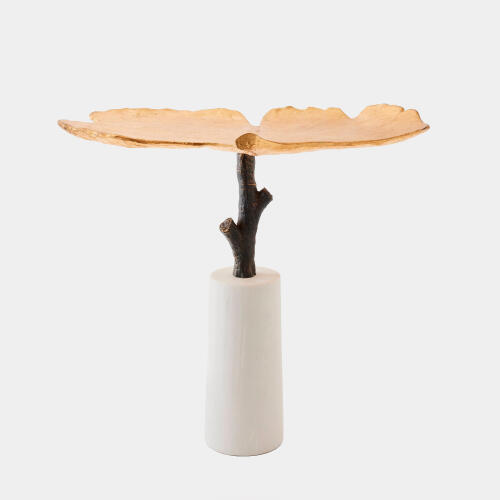ginkgo leaf side table