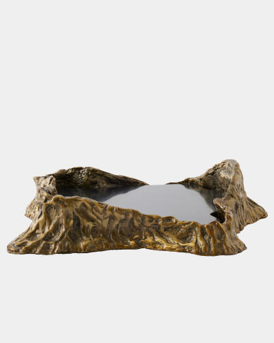 Sequoia Tray-Brass/Black