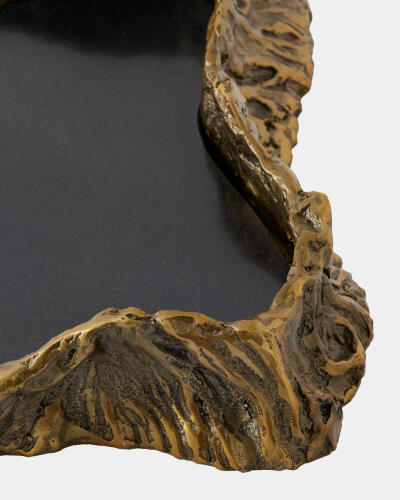 Sequoia Tray-Brass/Black