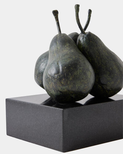 Pear Trio on Block