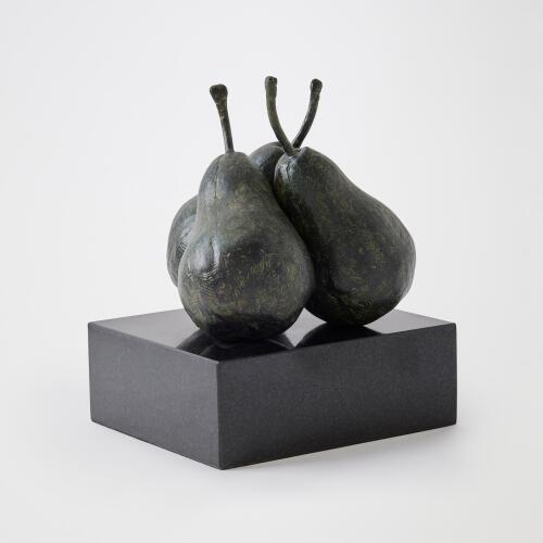 Pear Trio on Block