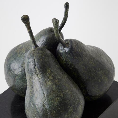 Pear Trio on Block