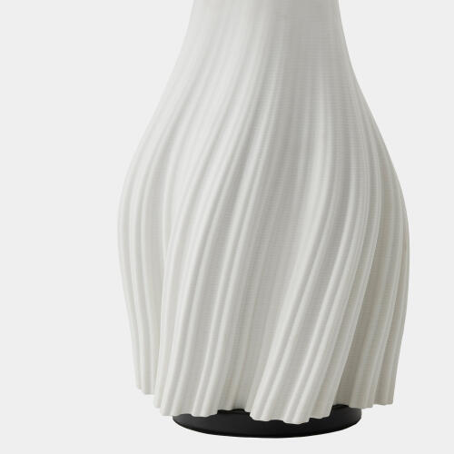 Plumb Wave Lamp-Matte White