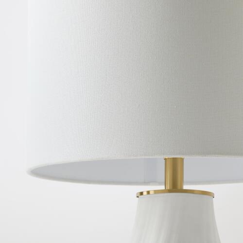 Vertical Wave Lamp- Matte White