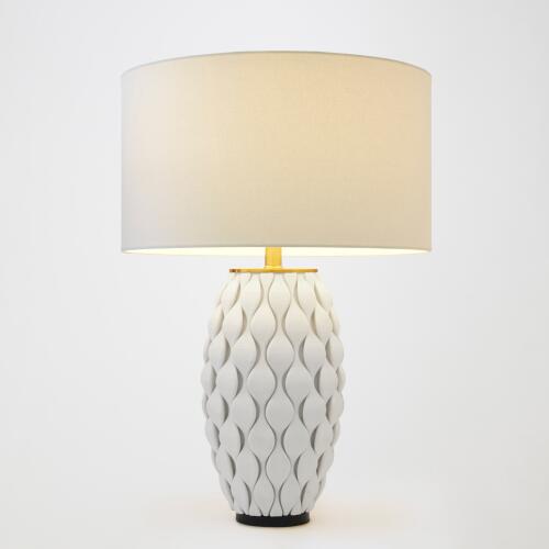 Pillowed Lamp-Matte White