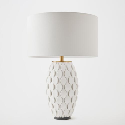 Pillowed Lamp-Matte White