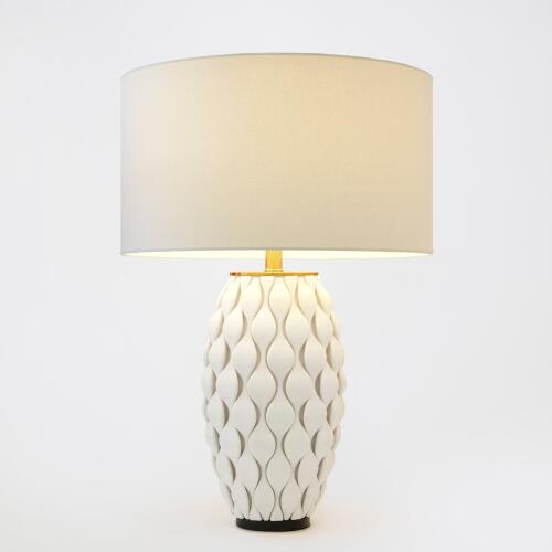 Pillowed Lamp-Matte White