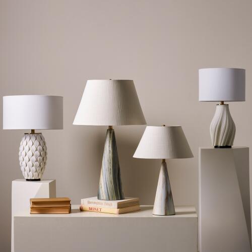 Conical Lamp-Beige