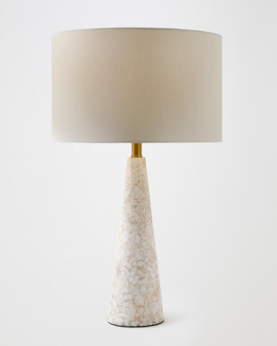 Mosaic Marble Lamp-Linen