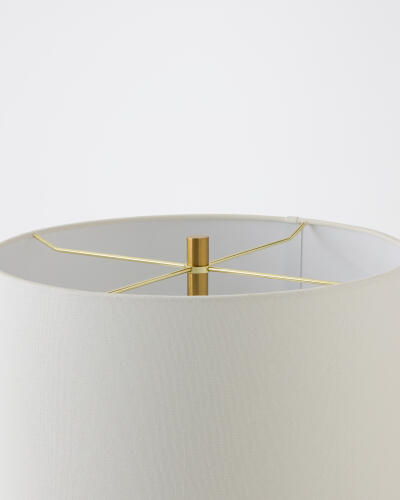 Marble Column Lamp-Red