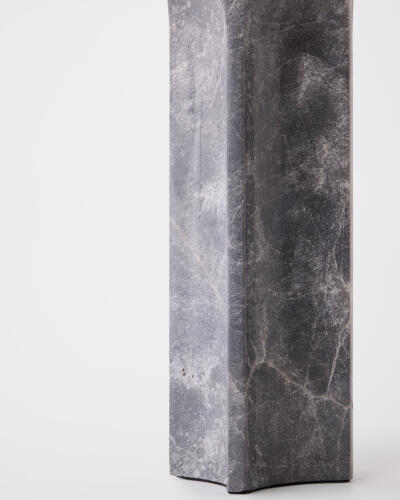 Marble Column Lamp-Gray