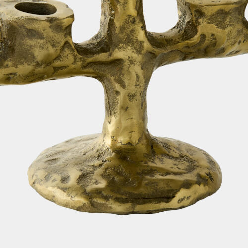 Melting Taper Candle Holder-Menorah