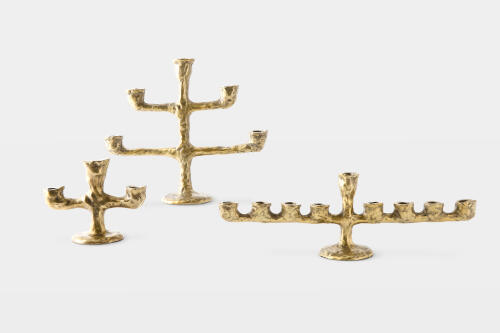 Melting Taper Candle Holder-Menorah
