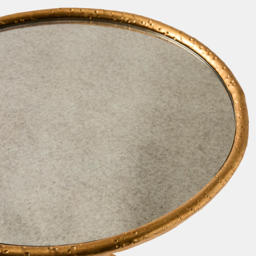 Giorgio Side Table-Gold Leaf