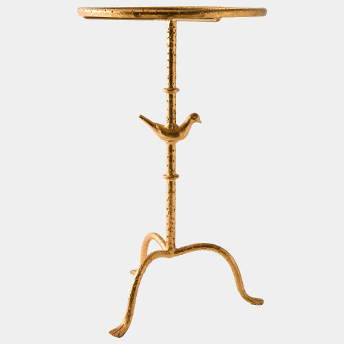 Giorgio Side Table-Gold Leaf