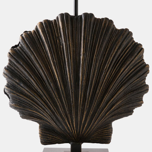 Sea Scallop Lamp-Bronze