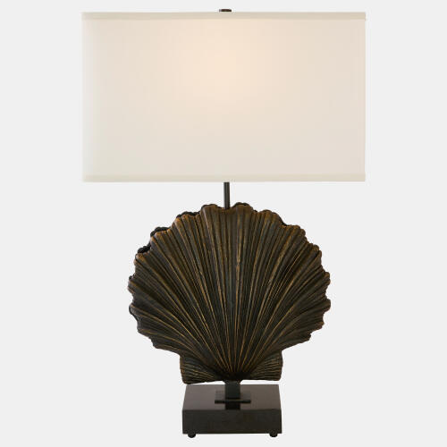 Sea Scallop Lamp-Bronze