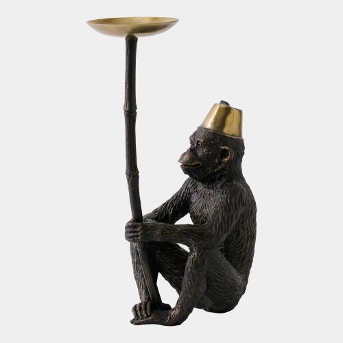 monyet candle holder