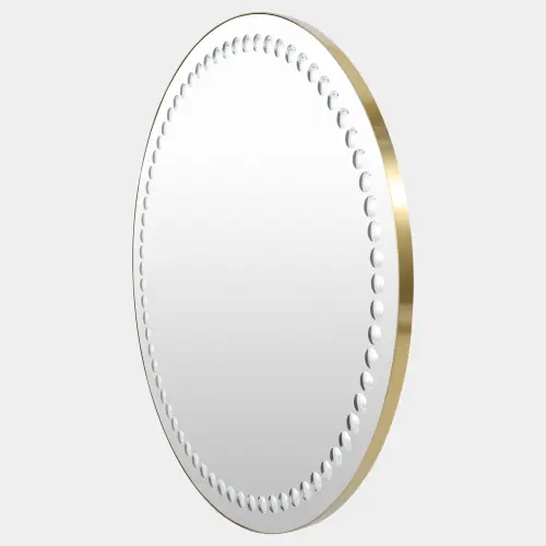 Romulus Mirror-Brass