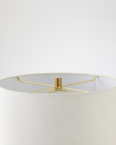 Vertical Pleated Marble Lamp-Green