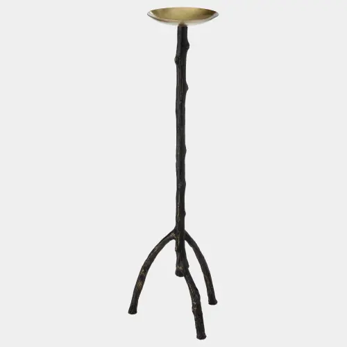 Harbin Bamboo Candlestick-Lg